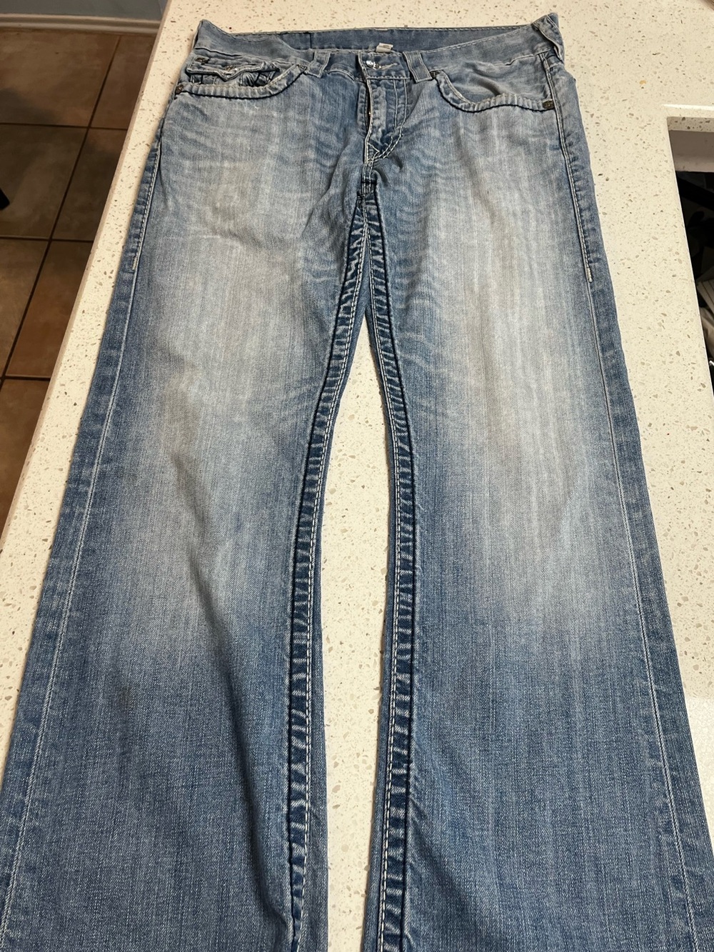 True Religion Light Blue Denim Jeans vintage